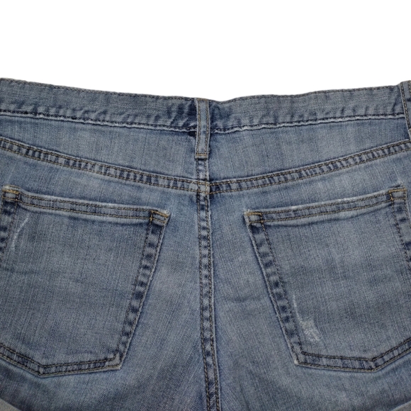 Banana Republic Denim Jean Cuffed Shorts Size 4 - Picture 7 of 12